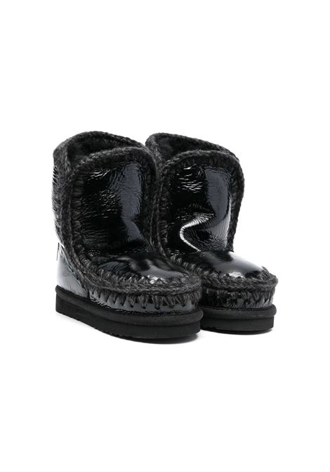 Eskimo boots black MOU | 101000PATBLK