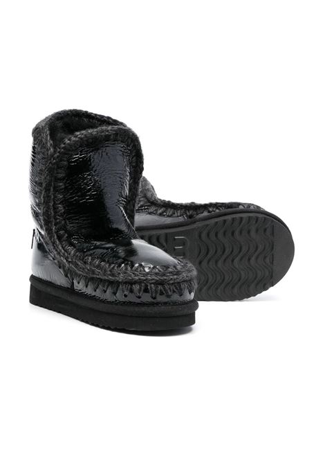 Eskimo boots black MOU | 101000PATBLK