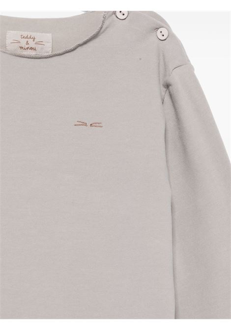 T-shirt con ricamo TEDDY&MINOU | I24SH013M7016043