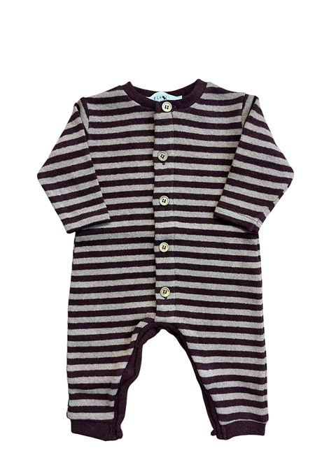 Tutina a righe Fiorile | 125500001
