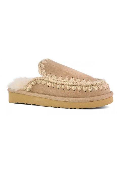 Eskimo slipper donna beige MOU | FW101125ACAM