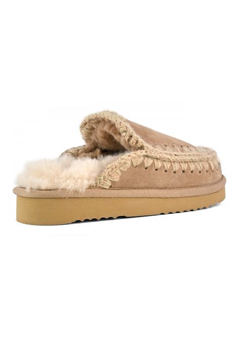 Eskimo slipper donna beige MOU | FW101125ACAM