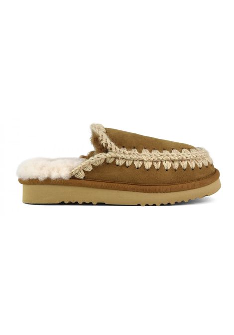 Eskimo slipper donna marrone MOU | FW101125ACOG