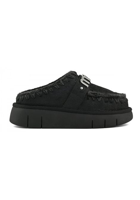 Eskimo slipper donna nero MOU | FW531001BCBKG