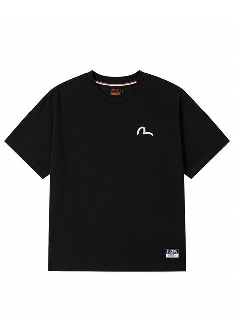 T-shirt con ricamo EVISU | 2EAHTM5TS1183BLACK