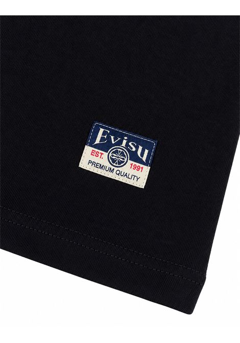 T-shirt con ricamo EVISU | 2EAHTM5TS1183BLACK