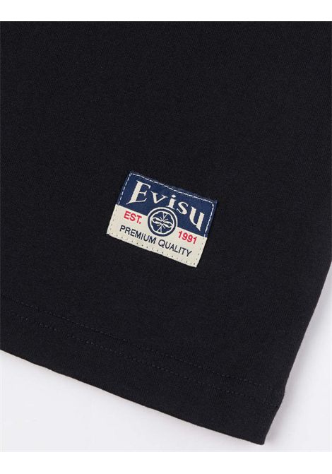 T-shirt con ricamo EVISU | 2EAHTM5TS1183BLACK