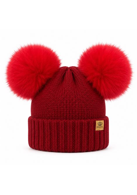 Cappello con due pompon