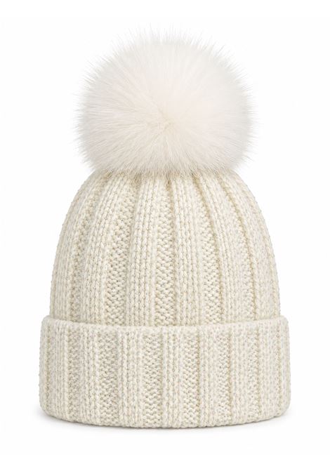 Cappello con pompon REGINA | 60732BIANCO