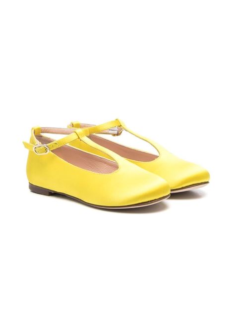 Ballerine in raso gialle  PROSPERINE | T023T05