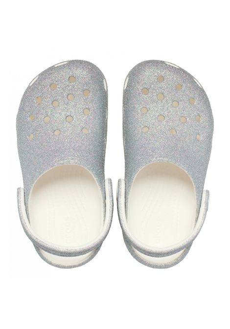 Classic Iridescent Glitter Crocs CROCS | 210985WHI
