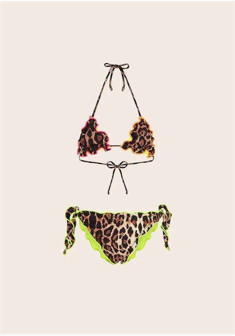 Bikini triangolo con stampa F**k | G1C05TAX01