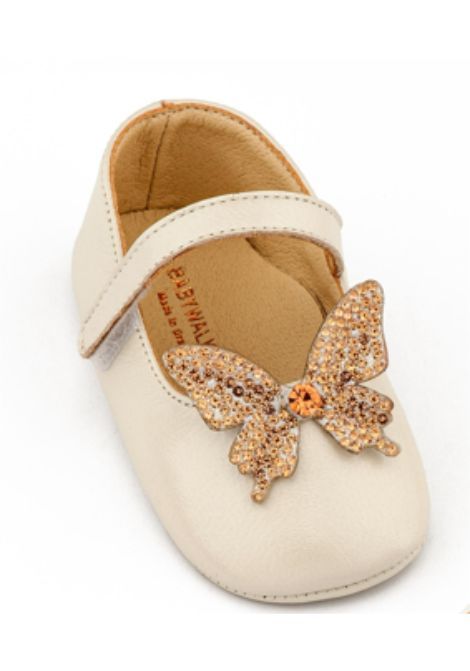 Ballerine con farfalla BABYWALKER | PB1654IVORY