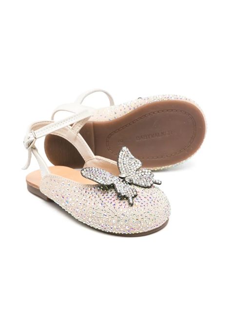 Ballerine con strass BABYWALKER | PB5857IVORY