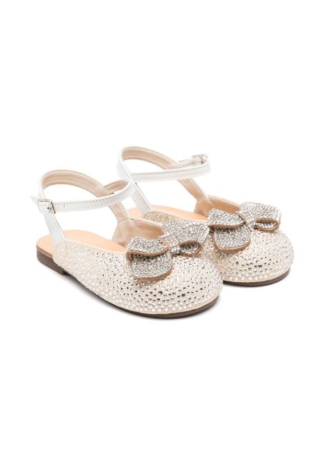 Ballerine con strass BABYWALKER | PB5868IVORY