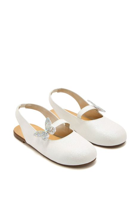 Ballerine con farfalla BABYWALKER | PB5881WHITE