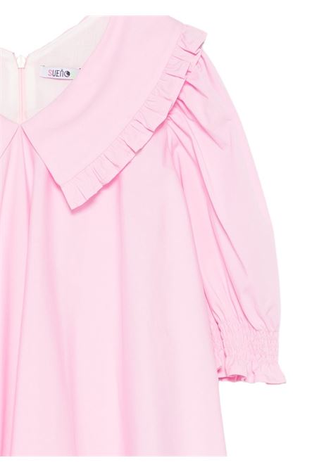 Abito con ruches sul colletto SUENOS | NUVOLA0322