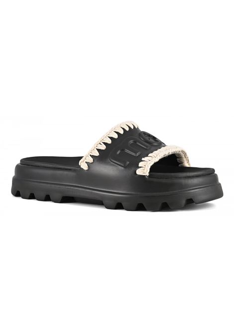 Sandalo Donna con logo MOU | SW661000NBKW