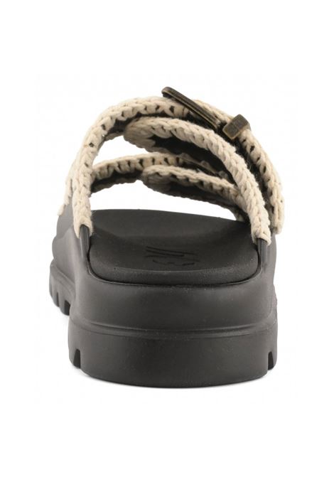 Ciabatta Donna two buckles MOU | SW661001NBKW