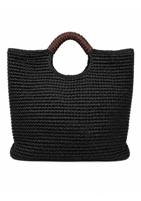 Borsa in paglia nera SUNDEK | AW825ABPA10000401
