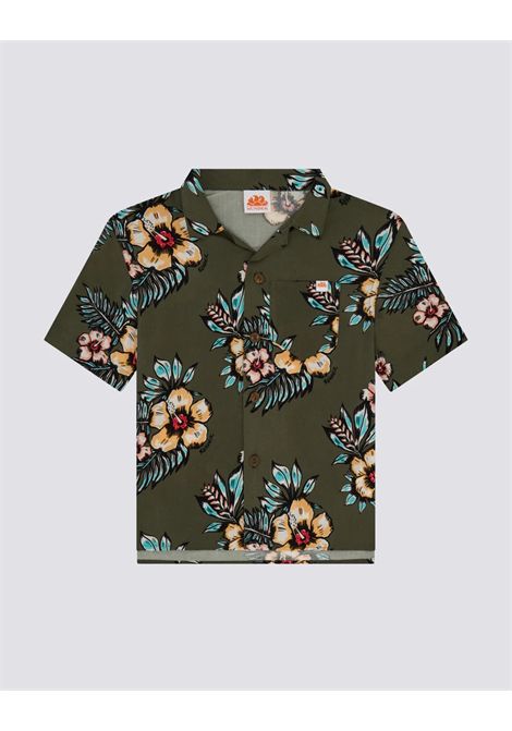 Camicia con stampa SUNDEK | B817SHVP100302G7VERDE