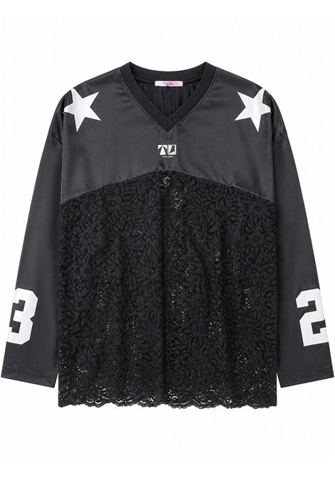 T-shirt donna in pizzo THELABO | 0060NE